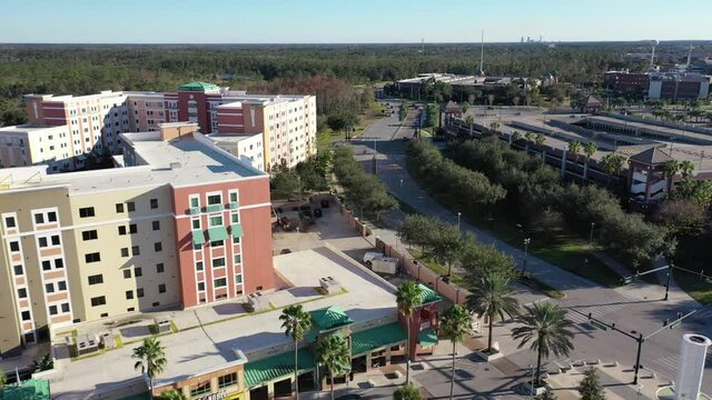 Orlando, Florida, USA - July 15, 2020 : The University of Central Florida, in Orlando. Shot during the COVID Pandemic in 2020.