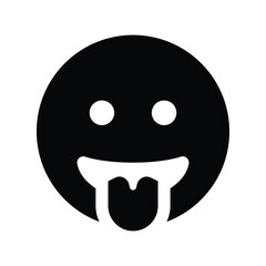 Squinting face with tongue Icon