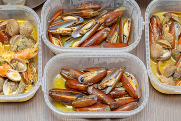 Lithophaga Dates in Trays
