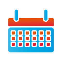 Obraz premium calendar reminder flat style icon