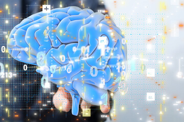 mind AI smart brain artificial system network digital