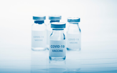 The COVID-19 vaccine. Concept of healthcare and medicine.