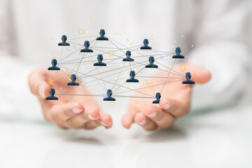 conference Digital Network and data concept 3d