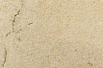 Apply sand rubbing plaster to masonry on concrete. Clean sand textured plaster surface texture.