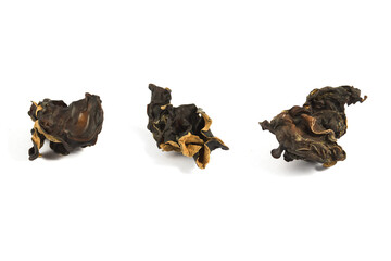 Dried Ear Mushroom Organic Jelly Natural Background