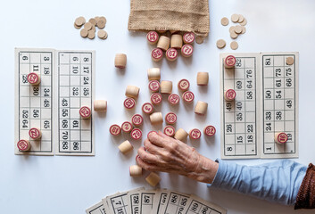 Lotto Family Board Game. Play at home on a cold winter day or in a new pandemic environment