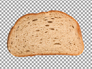 Fresh slice of bread. Clipping path saved.