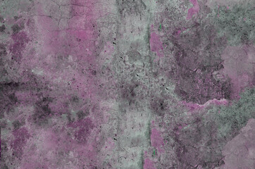 Texture of old gray concrete wall for background