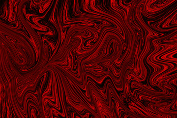 Red liquid marble background