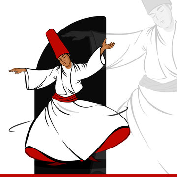 Whirling Sufi Dervish