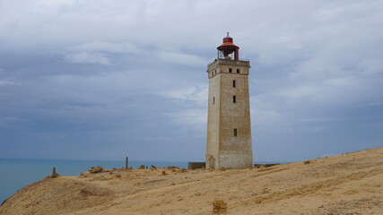 Fototapeta na wymiar Rugbjerg Knude Fyr Lighthouse