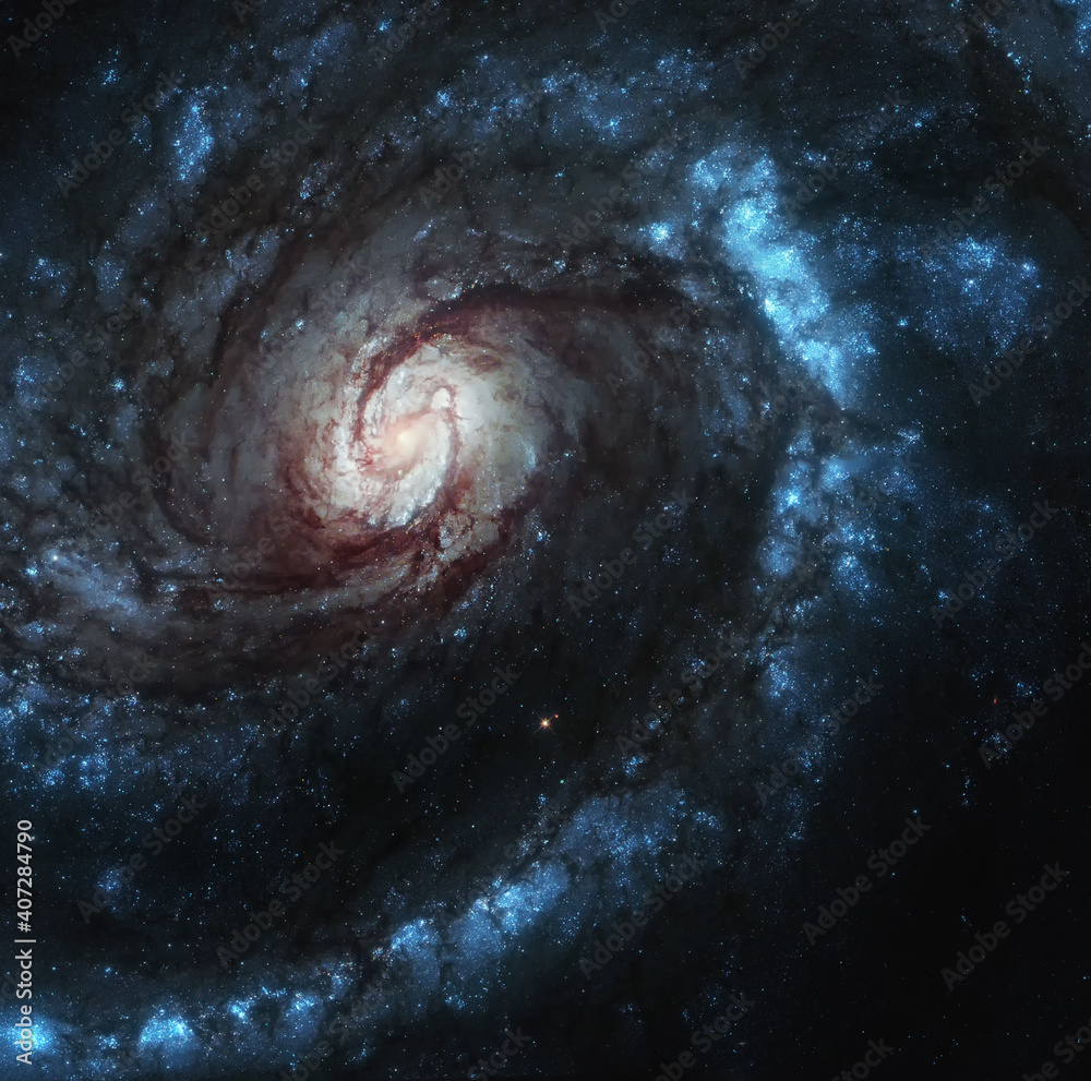 Canvas Prints distant stars and spiral galaxy. exploration of the universe concept. elements of this image furnish
