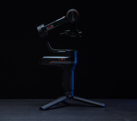 GIMBAL FOR DSLR BLACK BACKGROUND 