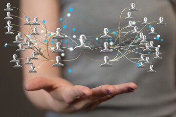 team hierarchy connection group digital