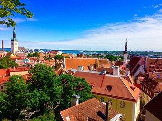 Obraz premium view of the town