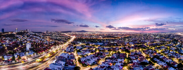 Sunset in Querétaro, México