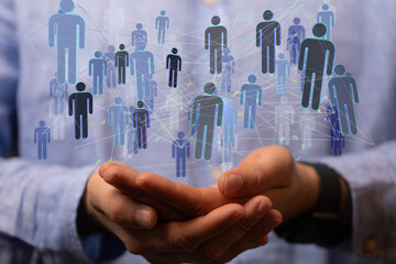 conference Digital Network and data concept