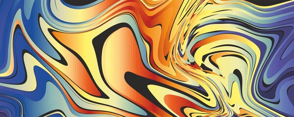Multicolor vector blurred template. New Geometric illustration in marble style with gradient. Textured wave pattern for backgrounds.