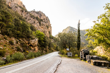 Kosmas, Greece. The Monastery of Panagia Elona in the Parnon Mountains in Kynouria
