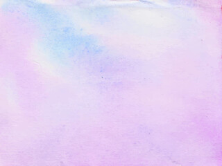 Abstract painted watercolor background on paper