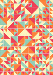 Abstract Geometric Pattern generative computational art illustration