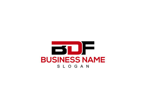 BDF Logo Letter For Business