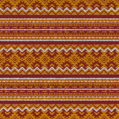 Woven plakhta is a fabric of bright colors with an abstract geometric pattern. The national fabric is red and white, the texture background is close. 3D-rendering