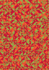 Abstract Geometric Pattern generative computational art illustration