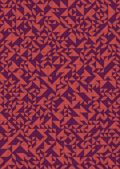 Abstract Geometric Pattern generative computational art illustration