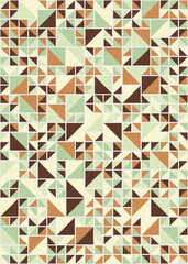 Abstract Geometric Pattern generative computational art illustration