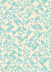 Abstract Geometric Pattern generative computational art illustration