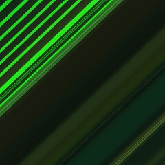 Obraz premium neon green diagonal stripe pattern on a black background
