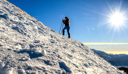 Escursione sulla neve