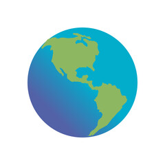 world sphere icon vector design