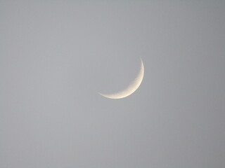 Obraz premium Crescent Moon in Sky