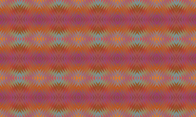 Seamless vector pattern. Background for decor or ethnic Mexican fabric pattern with colorful stripes. Can be used for ceramic tiles, wallpapers, linoleum, textiles.