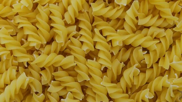 Great yellow raw pasta texture.