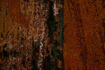 The texture of old rusty metal. Grunge background