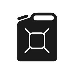 Jerrycan icon liquid container isolated on white background. Vector illustration.