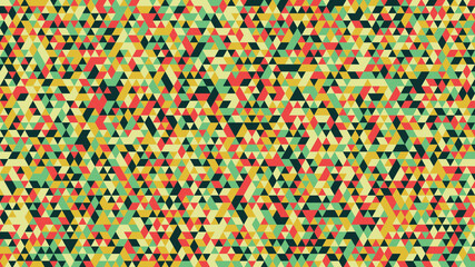Abstract background of triangles - retro style