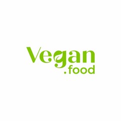 Vegan food logo template. Vegan typographic logo with a negative space leaf. Negative space leaf inside G letter. Heathy food symbol. 