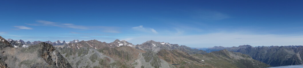 Panoramabild am Gaislachkogl