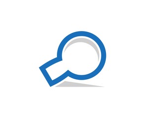 Magnifying glass logo
