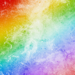 Background with blurred rainbow and white light texture. Multicolored LGBT abstract background with space for text.