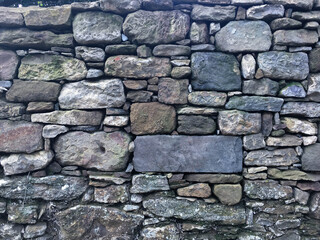 Background stone antique, medieval wall texture photo