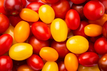 Close up of Assorted Cherry Tomatoes