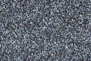 Poppy seed background texture. Background of raw Poppy seeds
