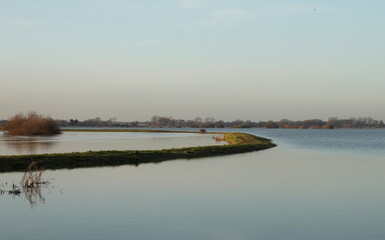Flooding onto river floodplains