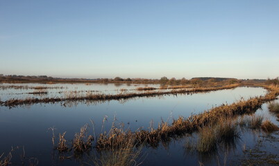 Flooding onto river floodplains