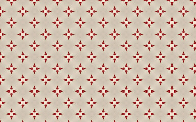 Red stamping pattern on a white background.